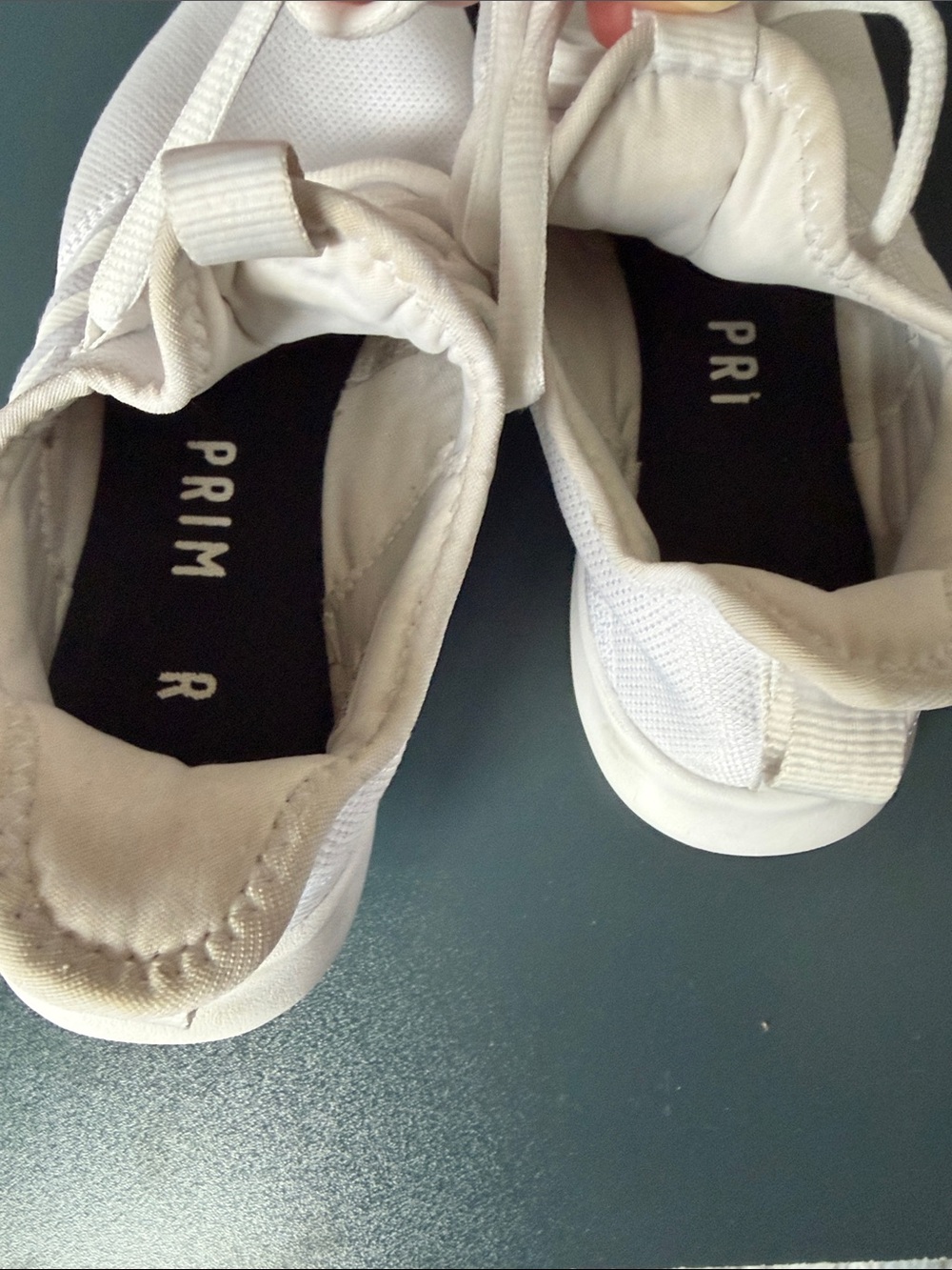 adidas Women's White Knit Lace-Up Sneakers - Picture 6 of 6